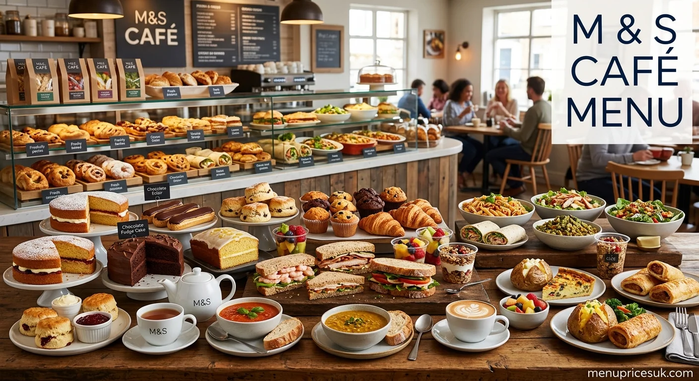 M & S Cafe Menu