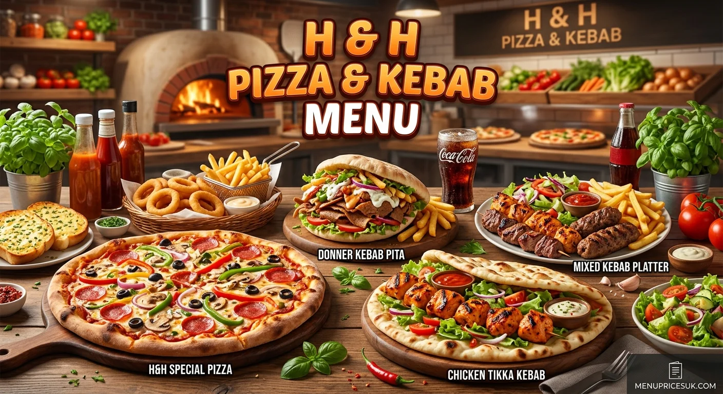 H & H Pizza & Kebab Menu