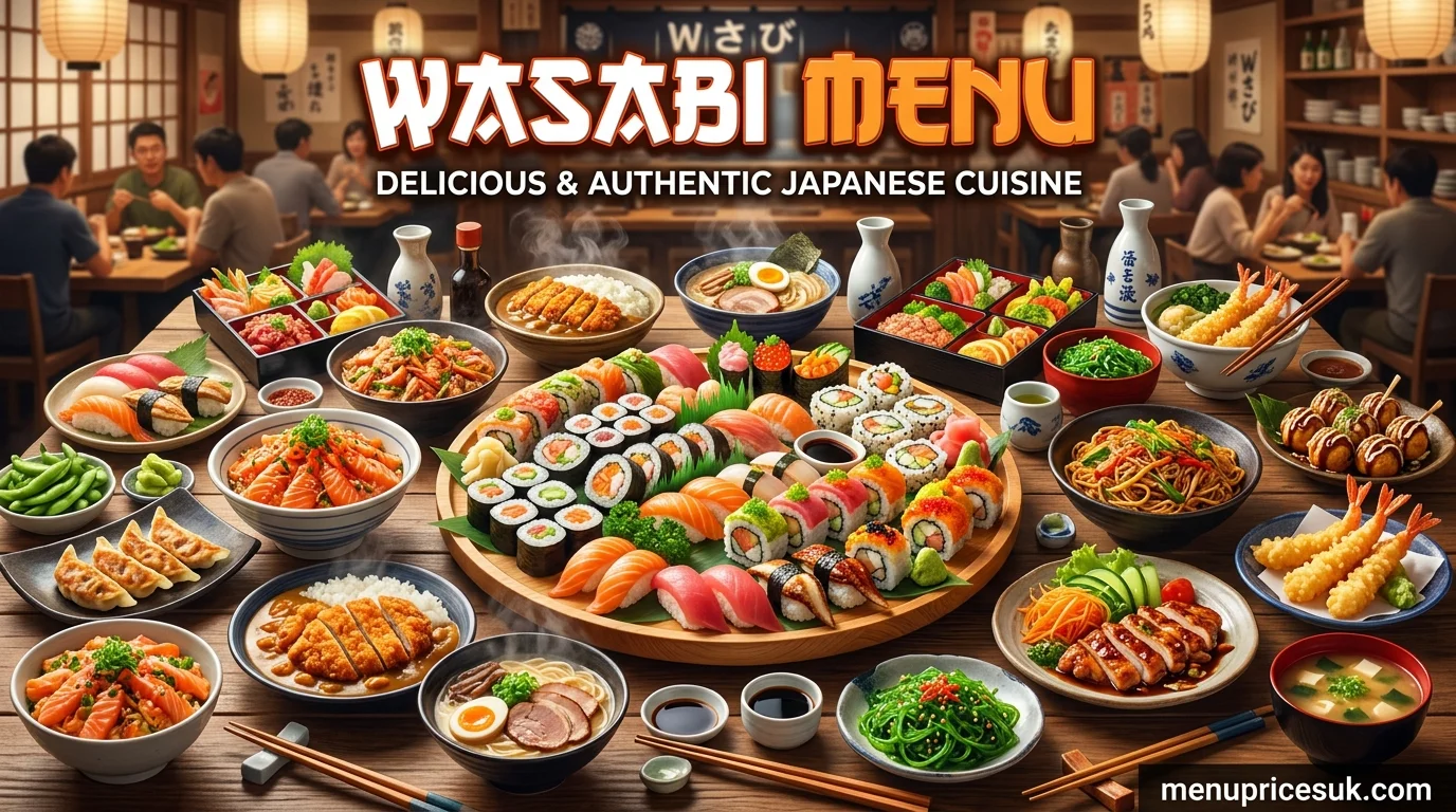 wasabi menu