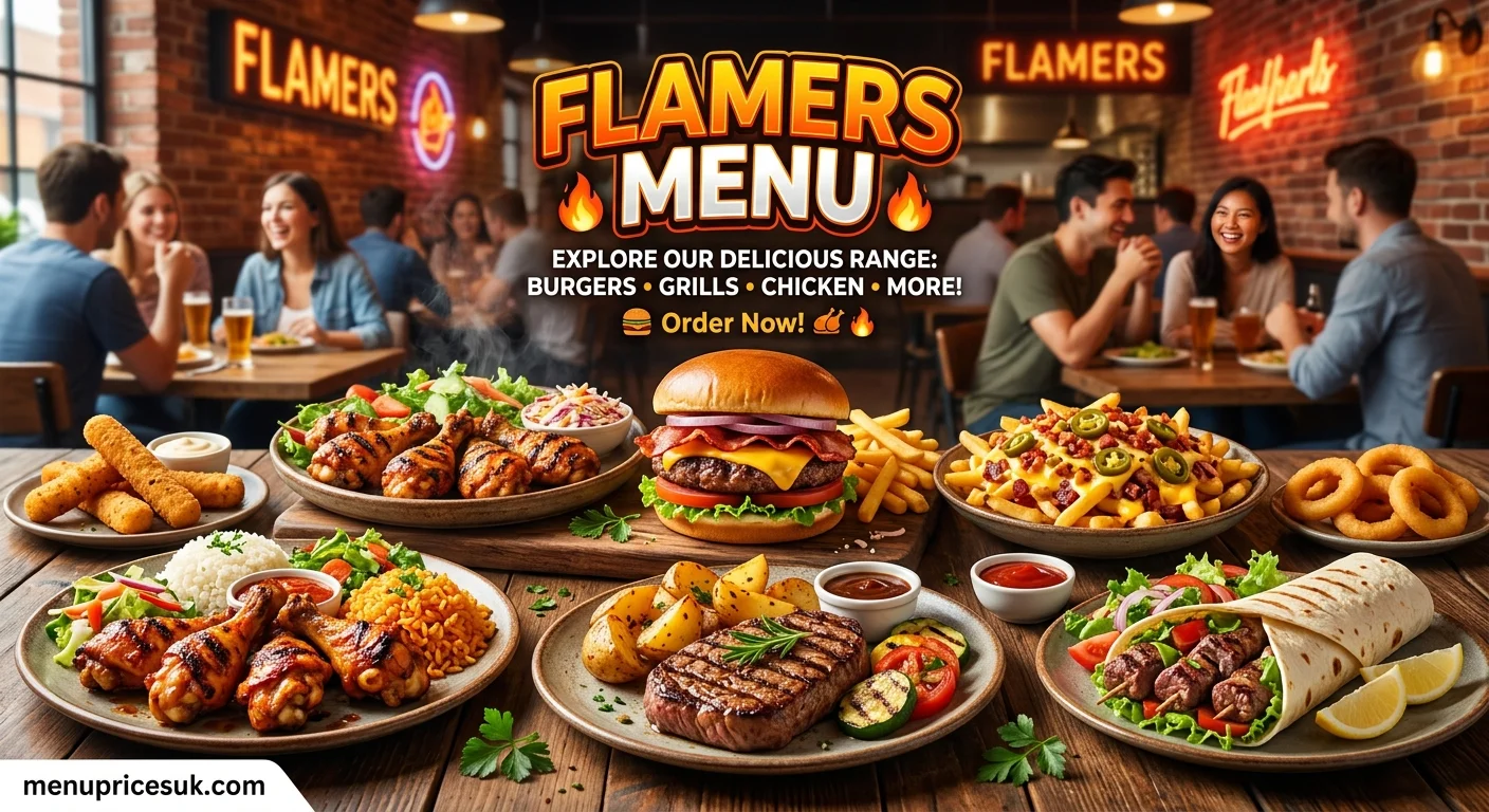 Flamers Menu