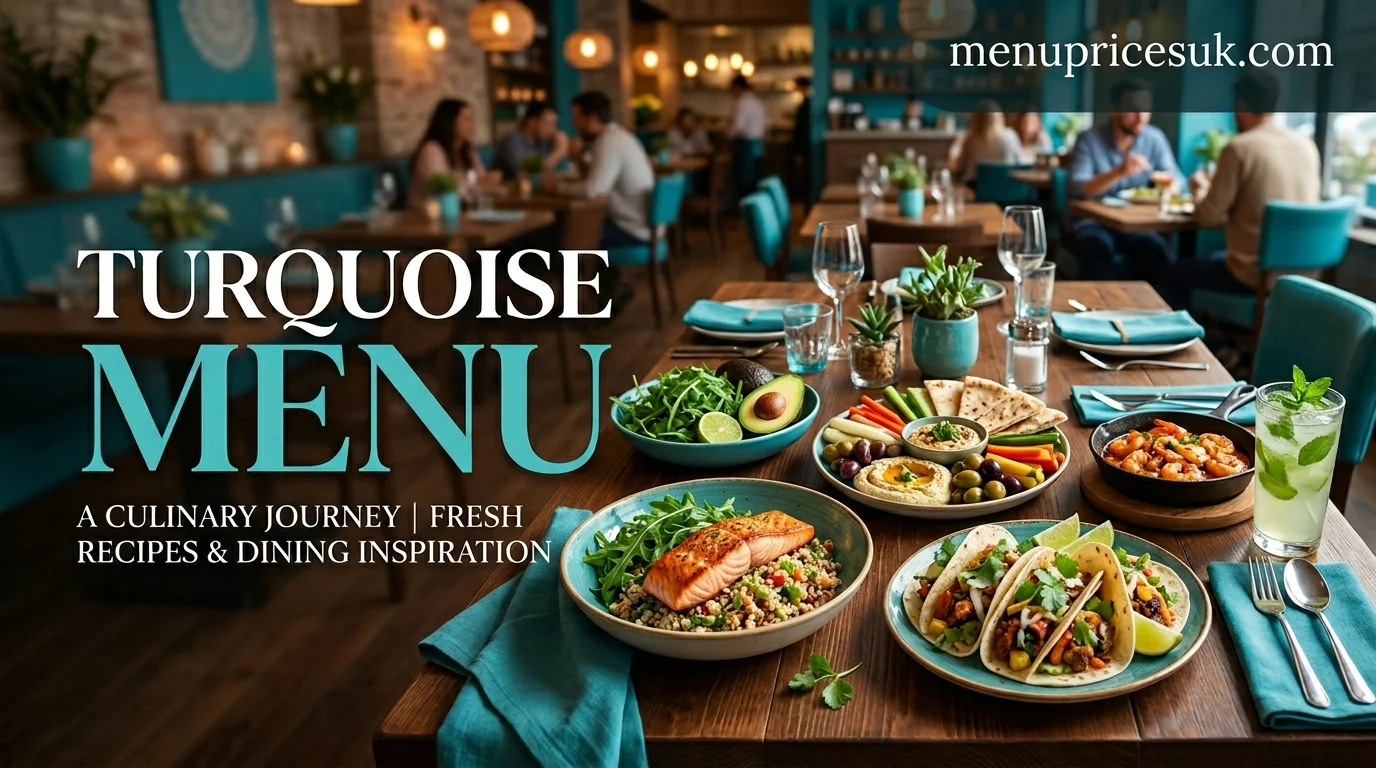Turquoise Menu