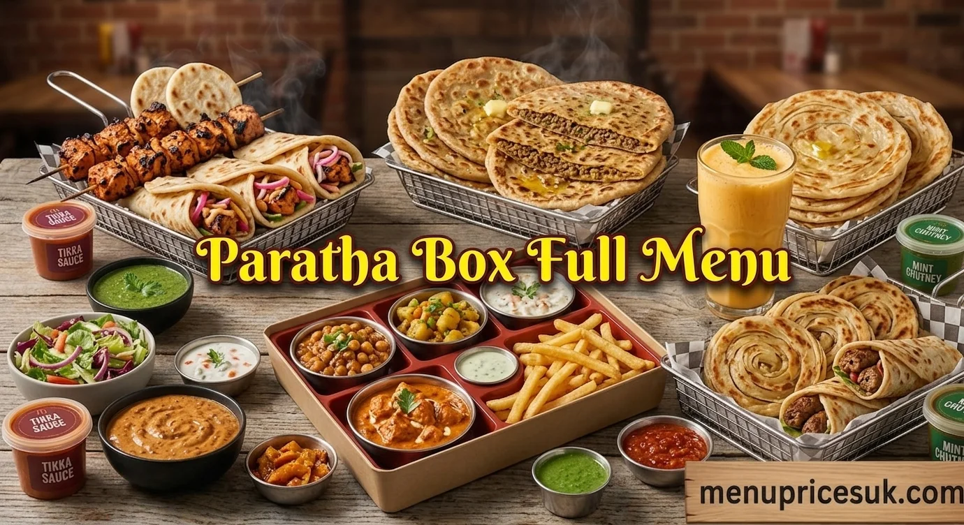 Paratha Box Full Menu
