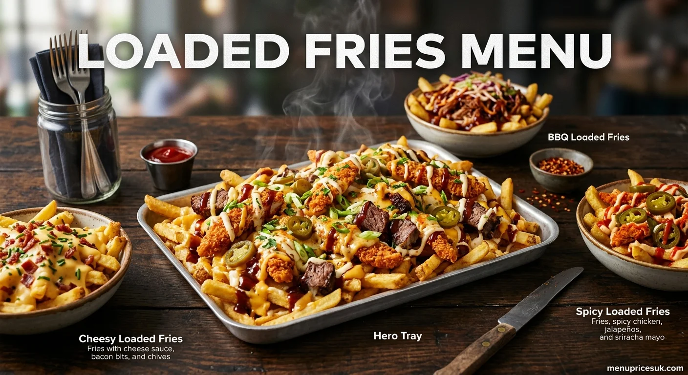 Loaded Fries Menu