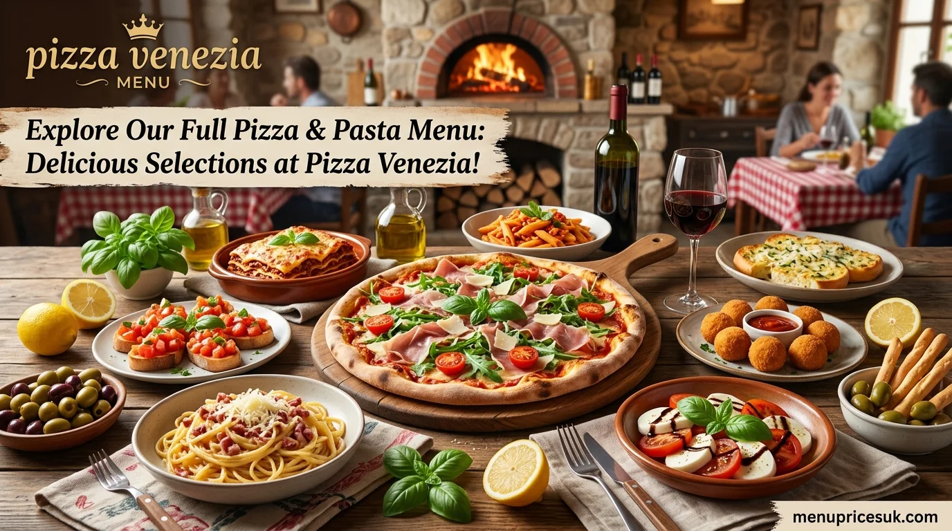 Pizza Venezia Menu