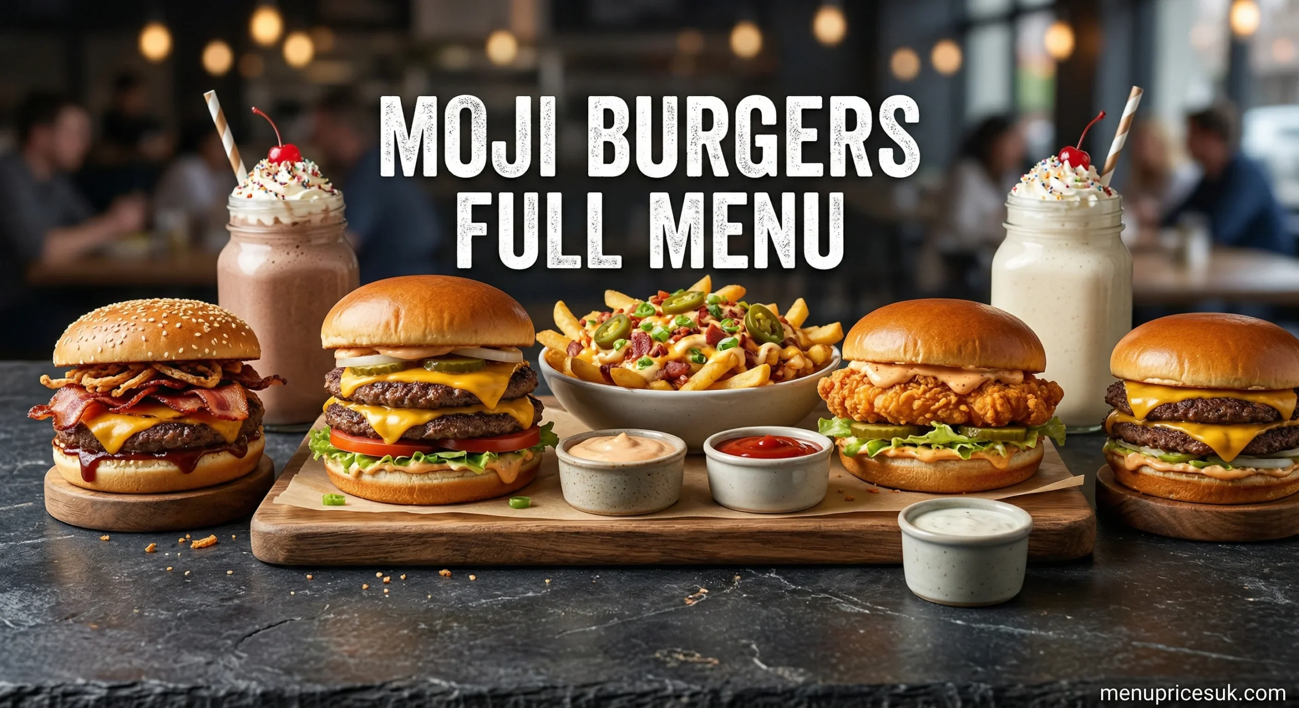 Mojis Burgers Full Menu List And Prices