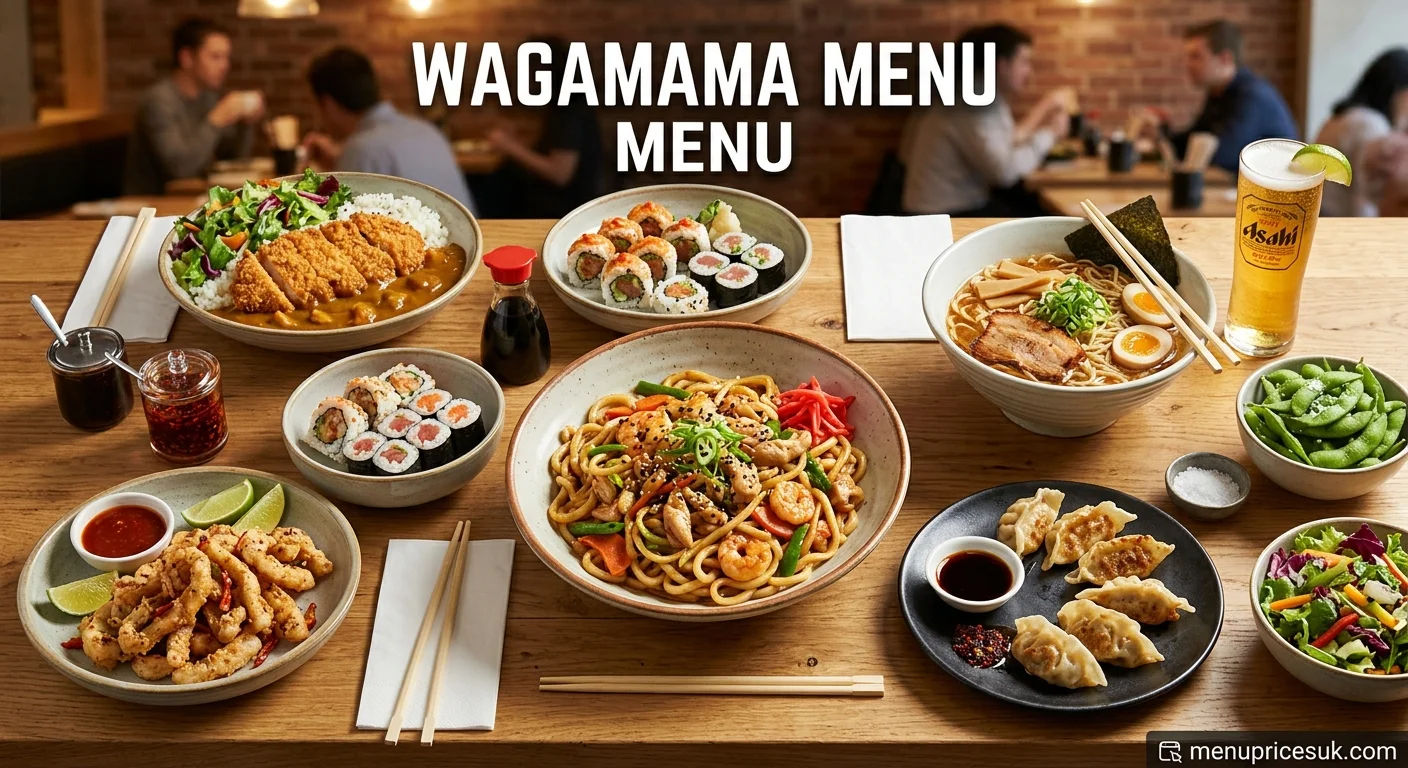 Wagamama Menu