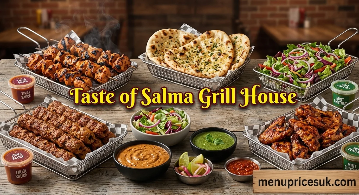 Taste of Salma Grill House Full Menu List