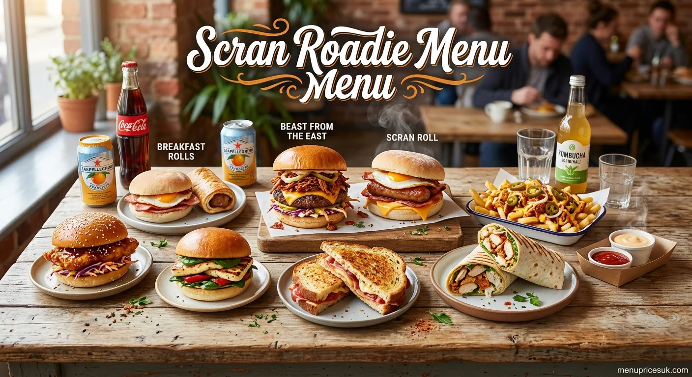 Scran Roadie Menu