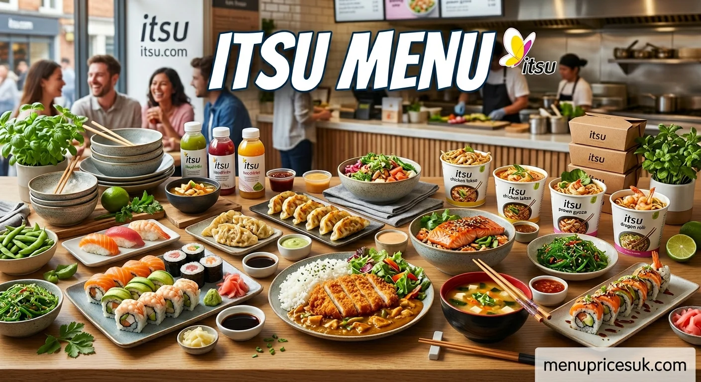 Itsu Menu