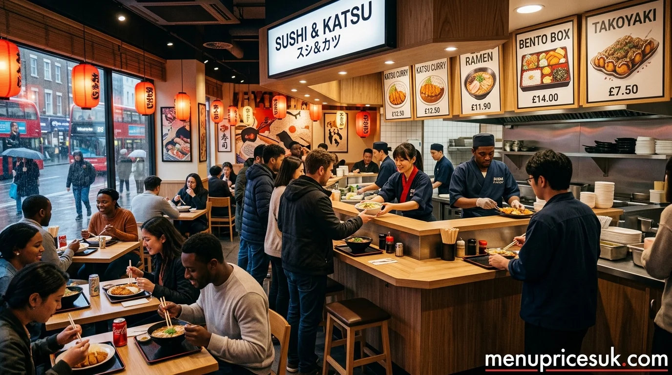 Japanese fast food restaurant in Uk