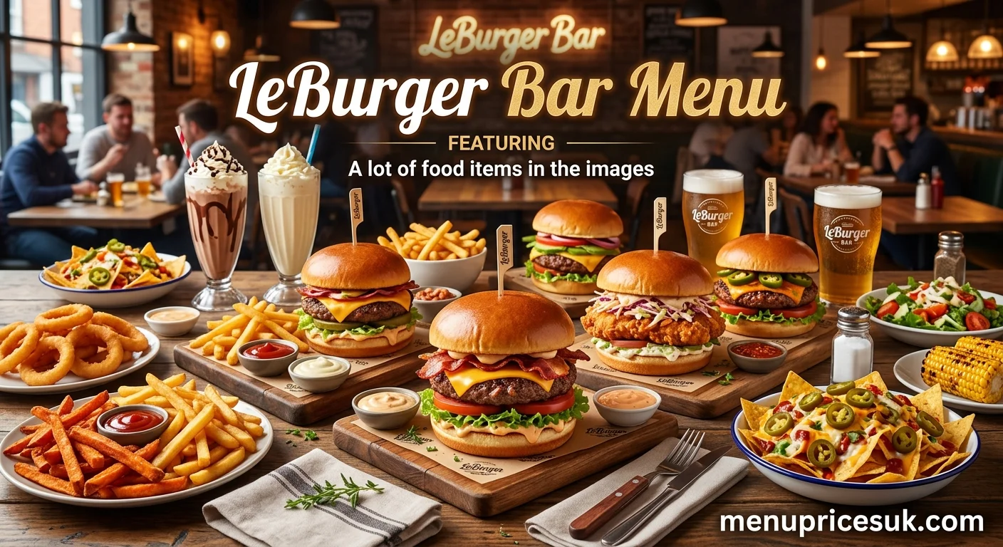 Leburger Bar Menu