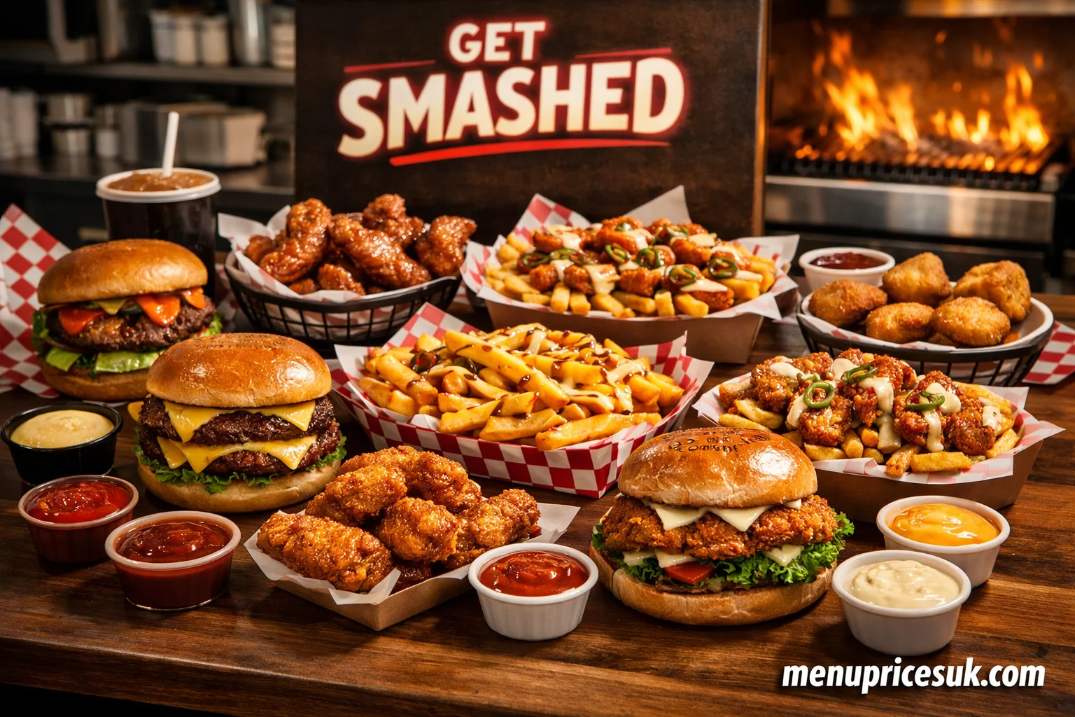 Get Smashed Menu