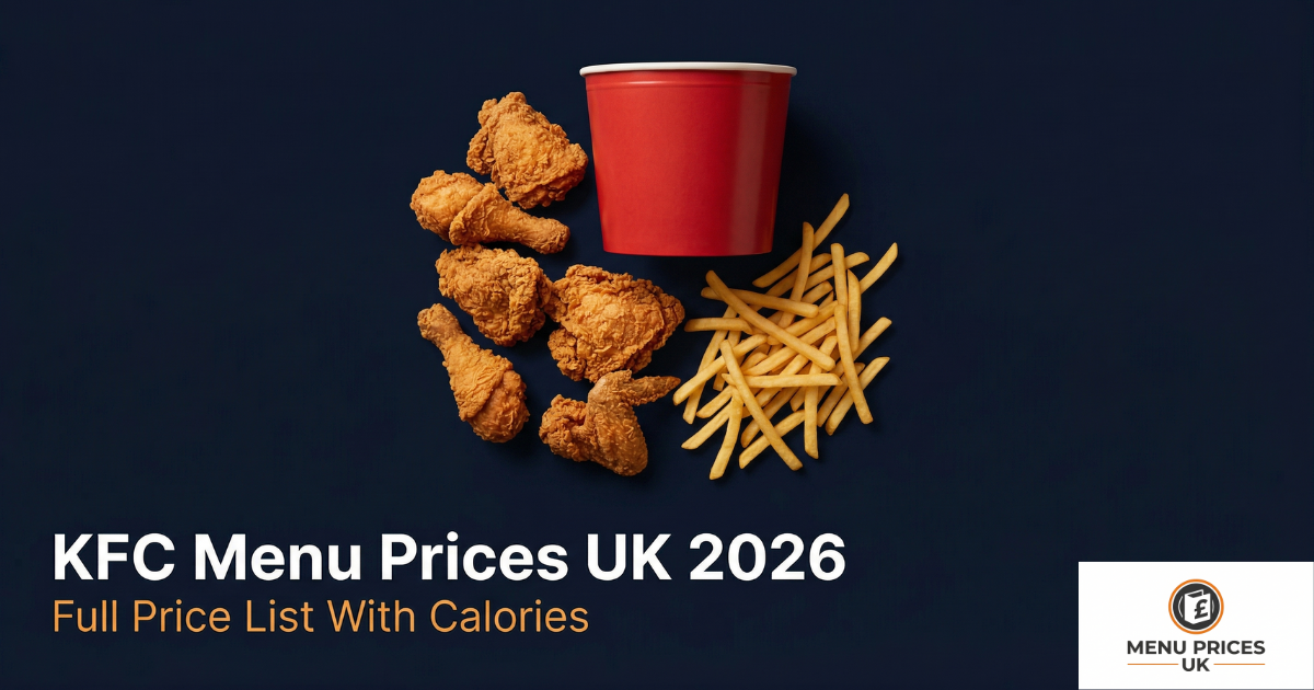 KFC Menu Prices