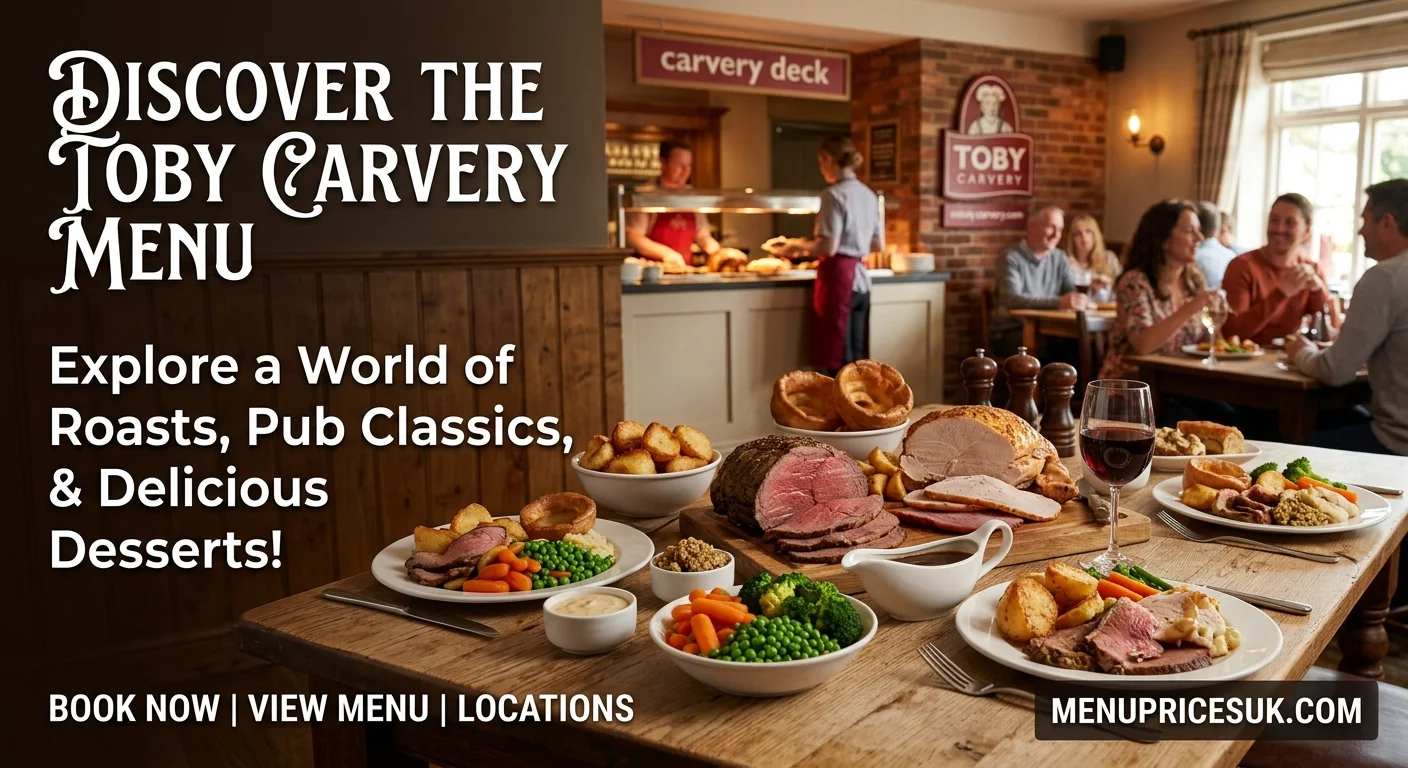 Toby Carvery Menu and Prices