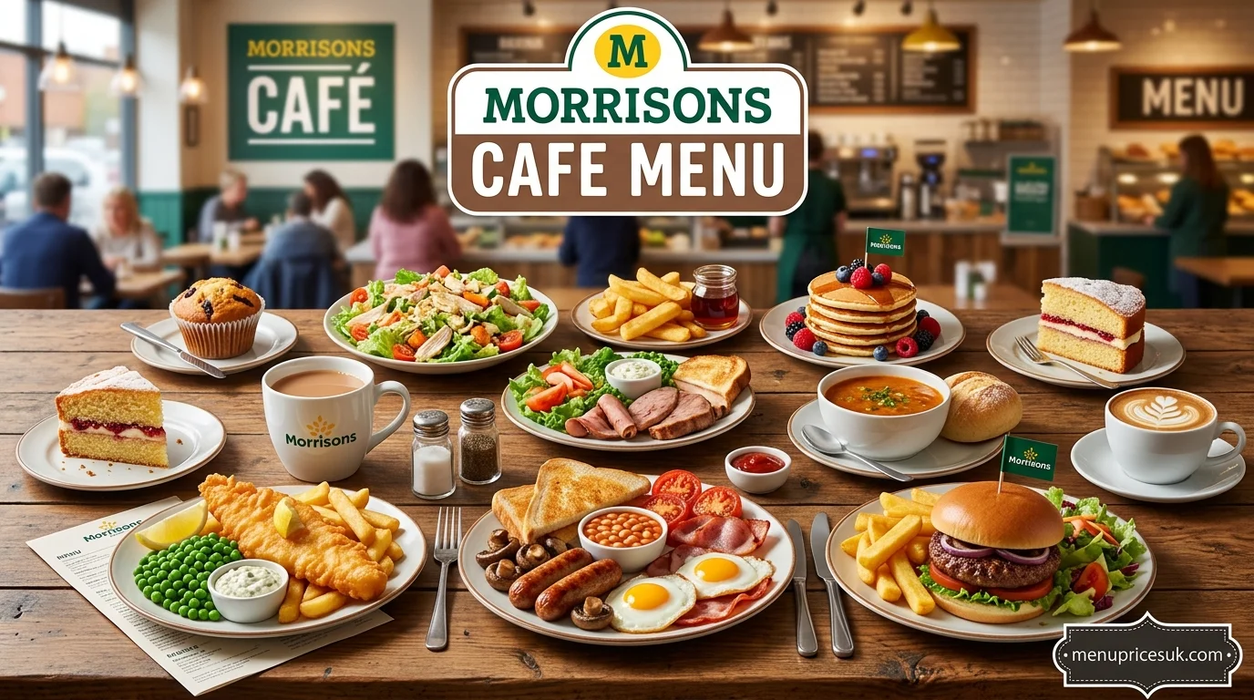 Morrisons Cafe Menu