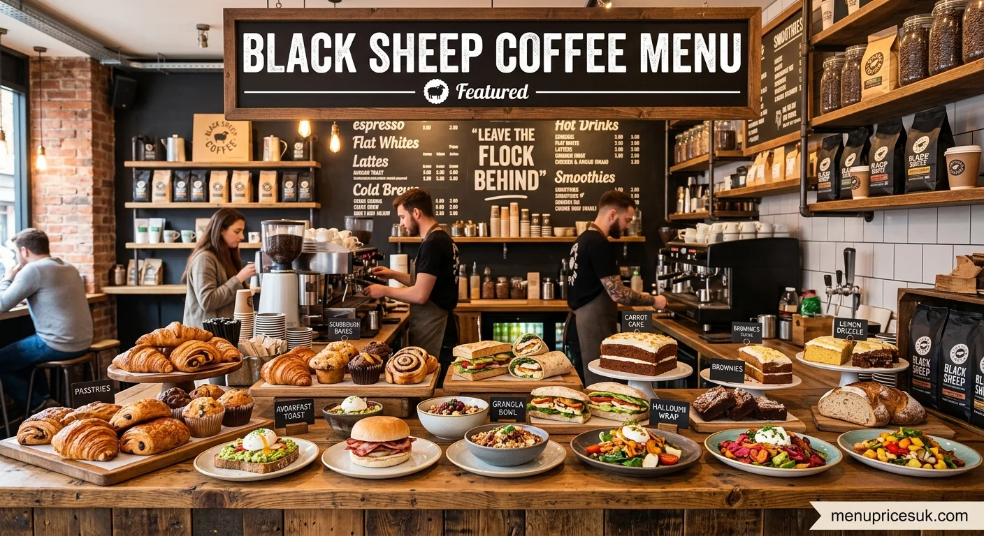 Black Sheep Coffee Menu