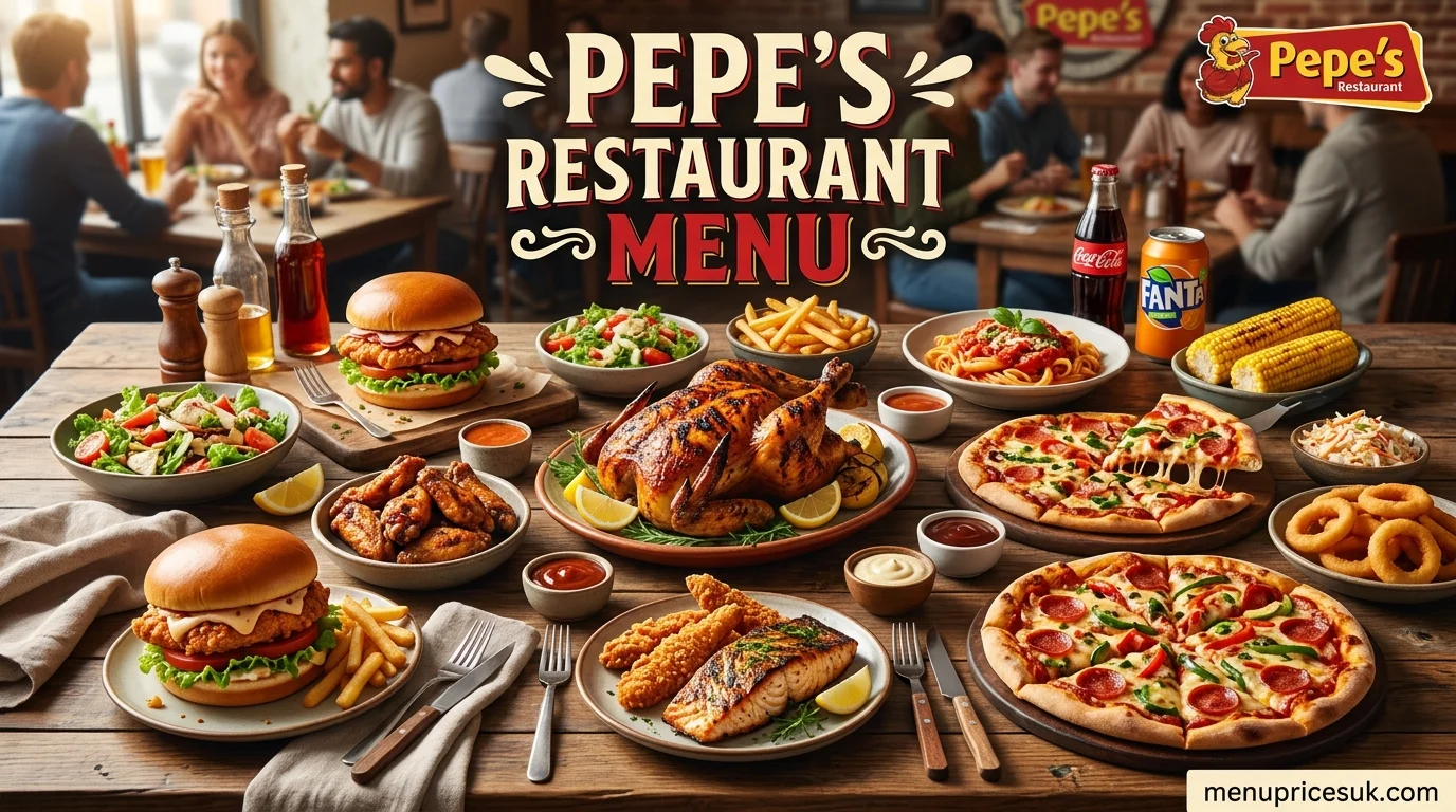 Pepe’s Restaurant Menu